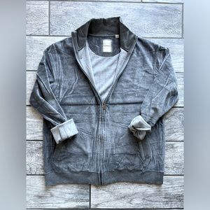 Men's Daniel Buchler Zip Up | Lounge Wear | L | Grey